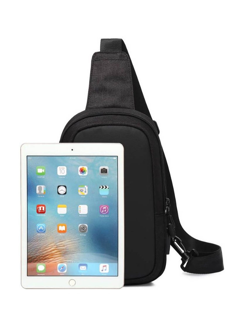 REBENUO A modern shoulder bag for men to store personal items such as a mobile phone, passport, and some important papers, model number ps-325 - Image 4