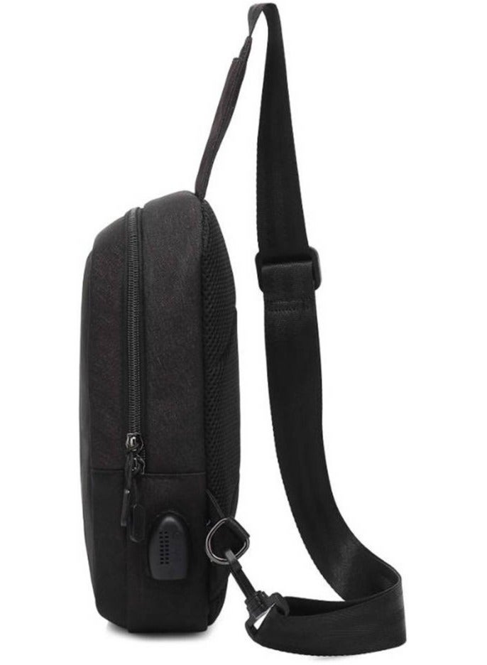 REBENUO A modern shoulder bag for men to store personal items such as a mobile phone, passport, and some important papers, model number ps-325 - Image 3