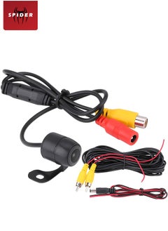 SPIDER SPIDER 170° Wide Angle 1080P Full HD Car Rear view Camera, Waterproof & Shockproof Backup Camera, Night Vision, Dynamic Trajectory, Reverse Parking Assistance, Universal for Cars, Trucks, and SUVs  - Image 1