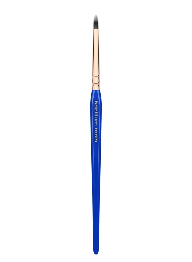 Bdellium Tools Professional Makeup Brush - Golden Triangle 716 Smoky Eyeliner - With All Vegan and Soft Synthetic Fibers, For Thick Lining (Blue, 1pc) - Image 3