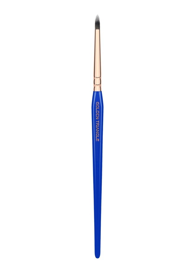 Bdellium Tools Professional Makeup Brush - Golden Triangle 716 Smoky Eyeliner - With All Vegan and Soft Synthetic Fibers, For Thick Lining (Blue, 1pc) - Image 4