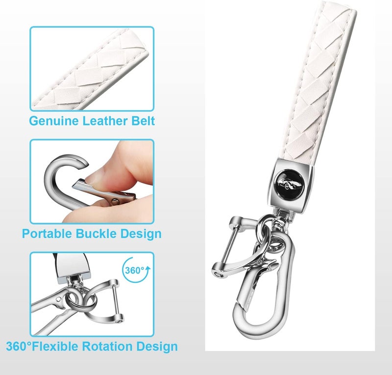QBUC for Kia Key Fob Cover, TPU Key Shell with Leather Lanyard Suitable for Forte Sportage Soul K5 Telluride Remote/Smart Key - Image 5