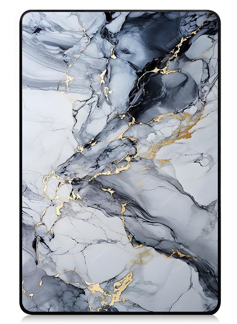 Theodor Protective Flip Case For Xiaomi Pad 7 & Xiaomi Pad 7 Pro With Trifold Stand Auto Wake Sleep Shockproof Cover - Grey Marble Blush - Image 1