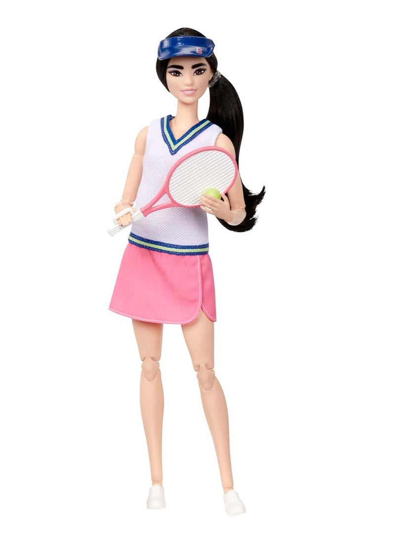 Barbie Articulated Sports Doll - Tennis - Image 2