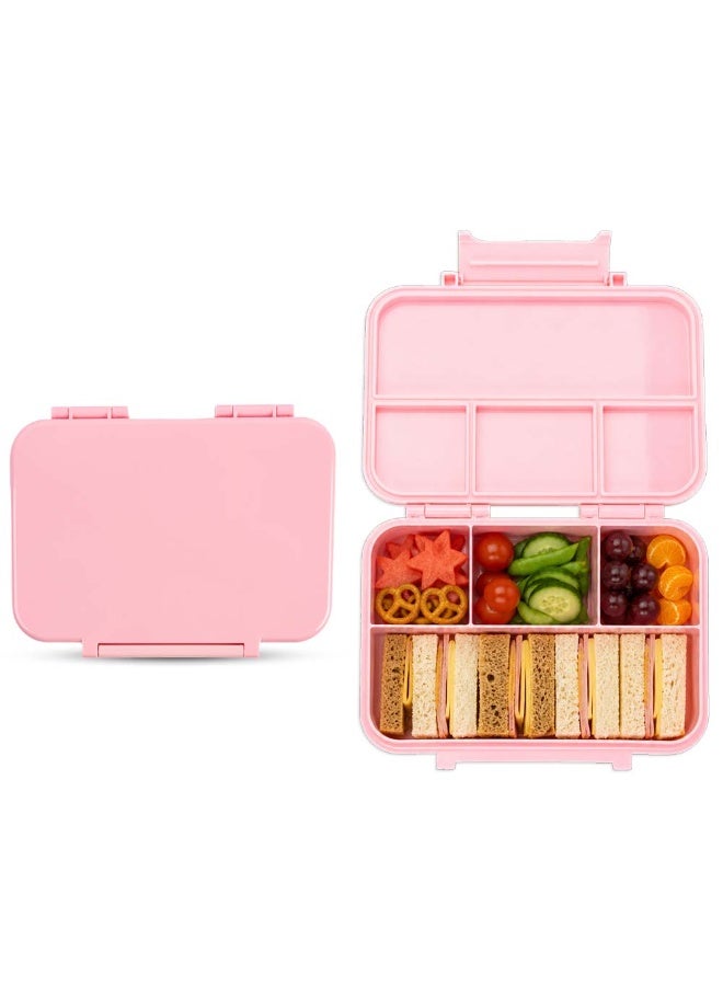 Cocobee Tritan Bento Lunch Box, 4 Compartments- Pink - Image 1
