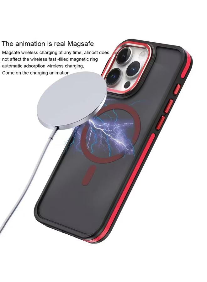 اس-توب جراب لهاتف iPhone 13 Pro، جراب مغناطيسي من MagSafe بلونين غير لامع - Image 3