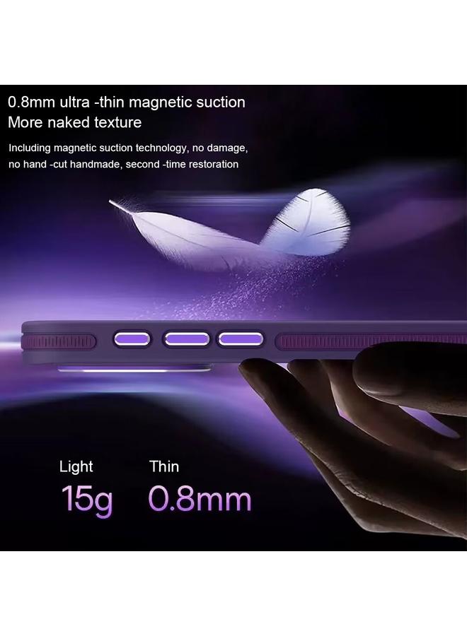 اس-توب جراب لهاتف iPhone 13 Pro، جراب مغناطيسي من MagSafe بلونين غير لامع - Image 5