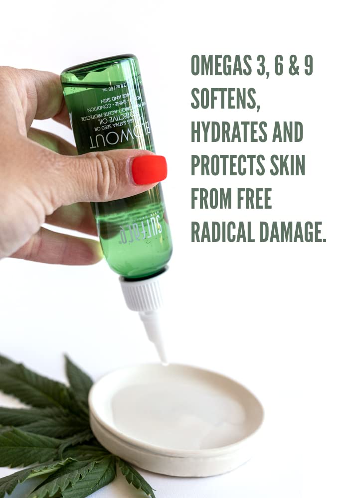 Surface Hair - Blowout Protective Oil â€“ Organic Ingredients for Women and Men, Heat-Resistant with Babassu Oil for Longer Lasting Blowouts - 2 fl oz - Image 3