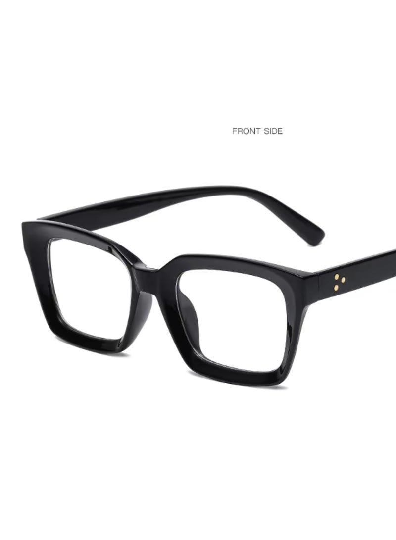 بوما للبصريات +3.0 نظارات القراءة للرجال والنساء، نظارات قراءه طبيه مكبرة لتصحيح ضعف النظر  مع تقدم العمر ،لون الإطار جريء عدسات مضادة للتعب والضوء الأزرق، تصميم خفيف الوزن ،حمايه شاشة كمبيوتر  وحجب الضوء الأزرق ورؤية واضحة للقراءة - Image 1