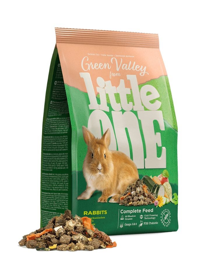 Little One Green Valley Fibrefood for Rabbits 750g – High Fibre Natural Daily Diet