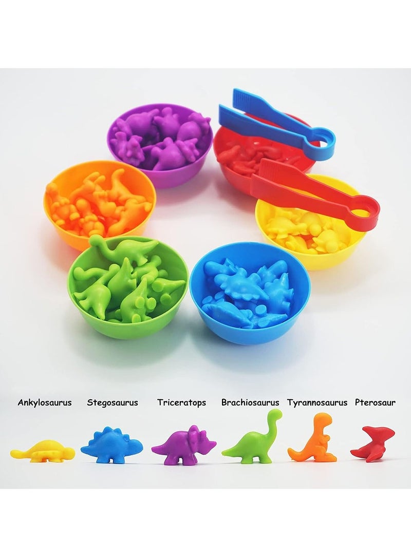 Arabest لعبة العد المطابقة من عربست، ألعاب فرز مع أكواب فرز، تصنيف الألوان وتدريب الحواس مجموعة تعليمية للأطفال في مرحلة ما قبل المدرسة هدية للأطفال من عمر 3 سنوات فما فوق (نقل) - Image 4