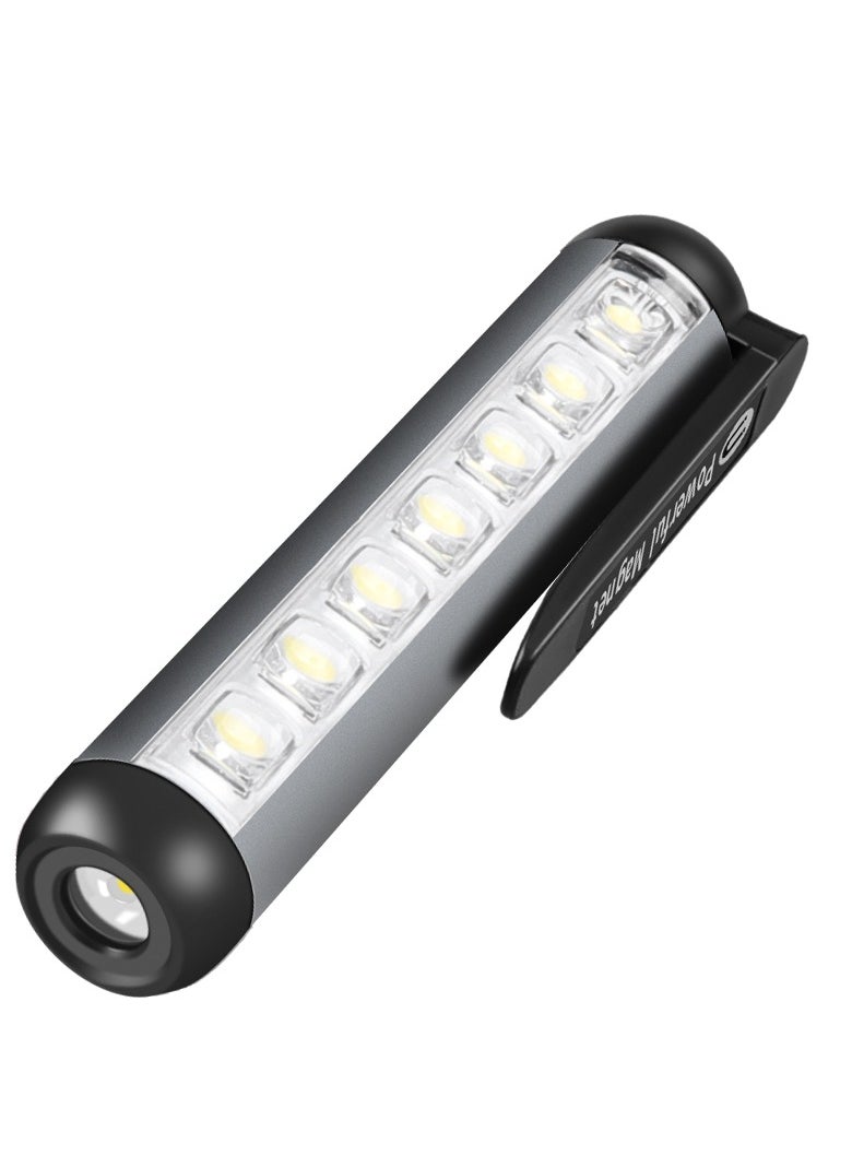 Generic Portable LED Mini Flashlight Black  - Image 1