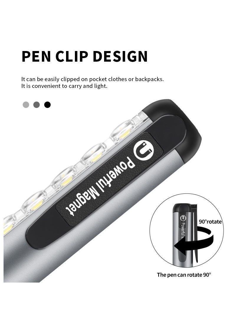 Generic Portable LED Mini Flashlight Black  - Image 3