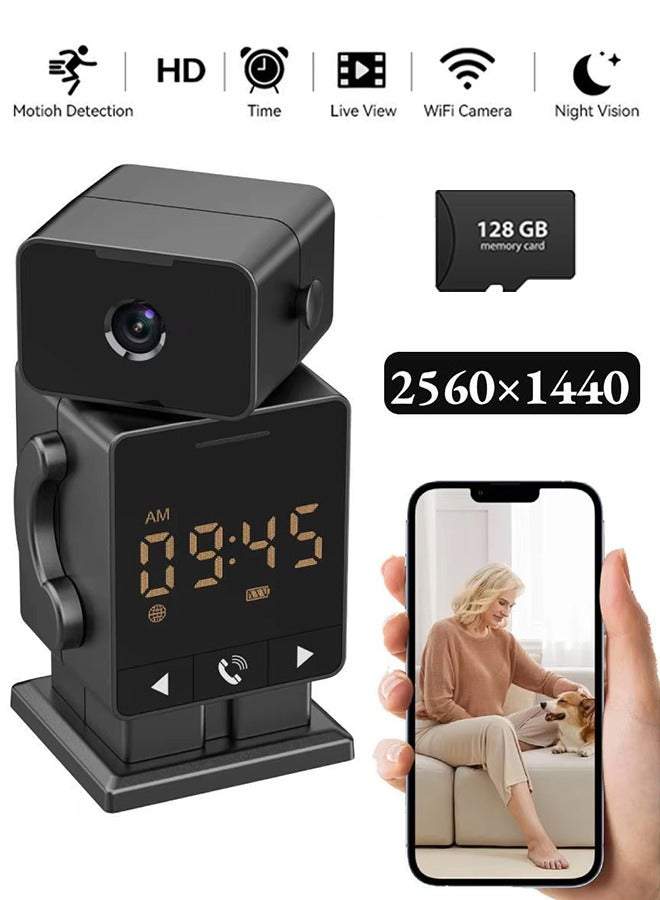 Generic Smart life Indoor Home Baby Monitor Cam Tuya 8MP WiFi Security Camera Built-In Battery Wireless CCTV video Surveillance camera,with 128G Card - Image 1