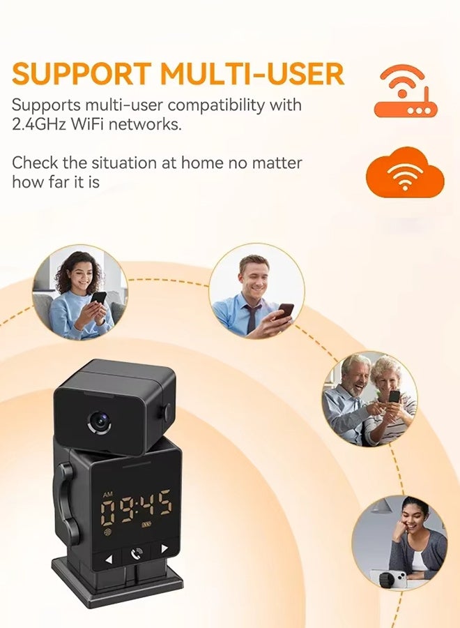 Generic Smart life Indoor Home Baby Monitor Cam Tuya 8MP WiFi Security Camera Built-In Battery Wireless CCTV video Surveillance camera,with 128G Card - Image 3