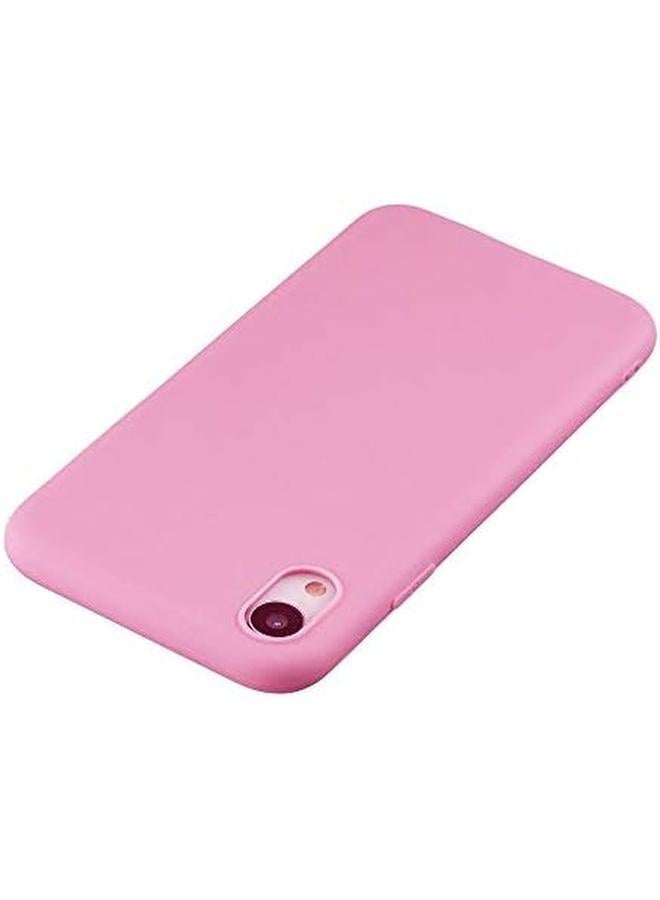 3إي غطاء TPU مرن بلاستيكي غير لامع لهاتف آيفون Xr باللون الوردي - Image 3