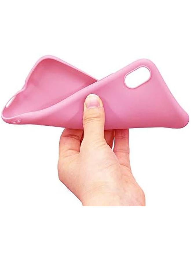 3إي غطاء TPU مرن بلاستيكي غير لامع لهاتف آيفون Xr باللون الوردي - Image 4