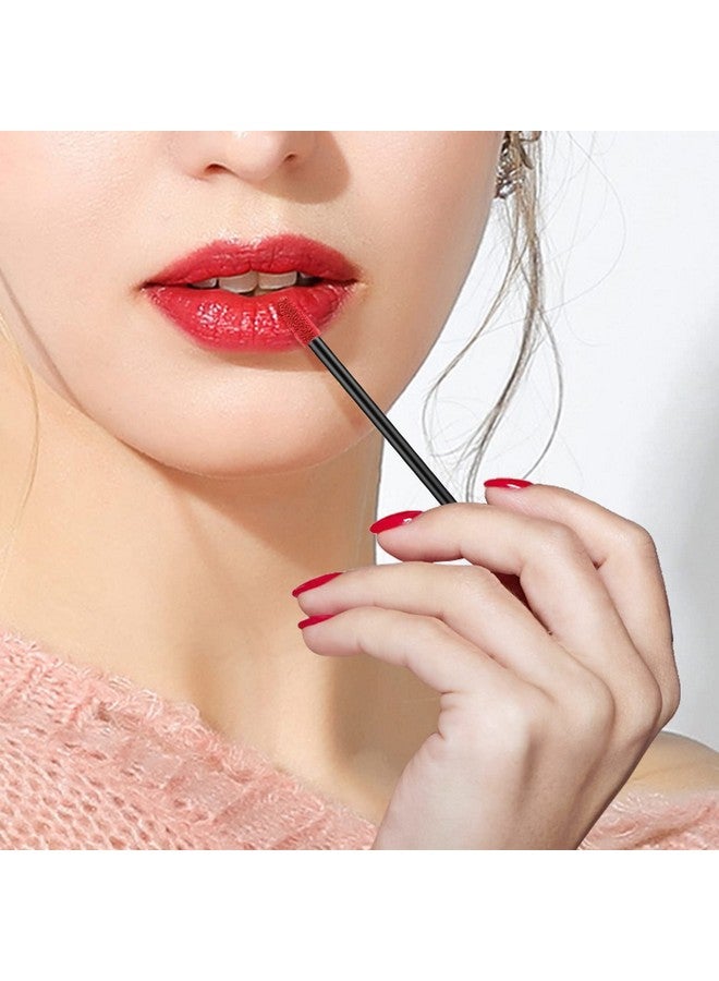 Obinhere 600Pcs Disposable Lip Brushes Make Up Brush Lip Gloss Applicators Lipstick Wands Tool Kits Lip Gloss Applicators Tester Wands (Black) (600) - Image 5