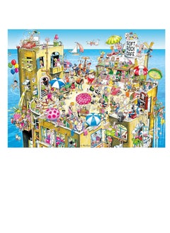 Ceaco Comic Capers - Softrock Café - Oversized 300 Piece Jigsaw Puzzle  - Image 1