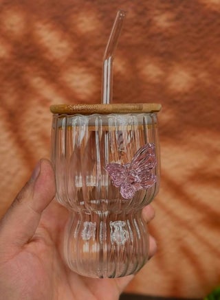Glass Cup with Wood Lid and Clear Glass Straw - pzsku/Z8B3A7FD6068A10AB7FB8Z/45/_/1736756358/39af8361-2447-49bd-ab43-e28a801377ad