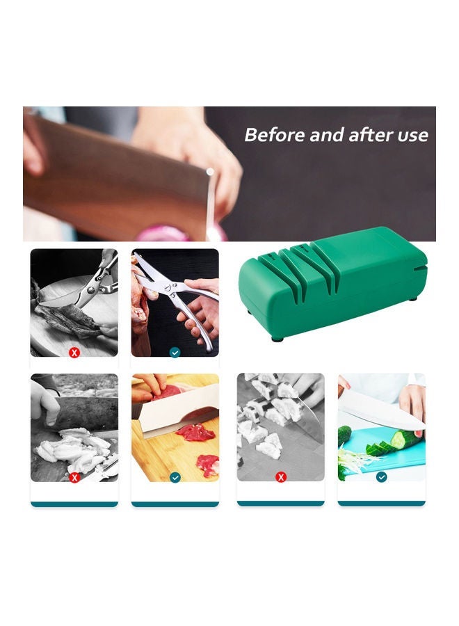 NIBEMINENT Kitchen Quick Cut Sharpener Green - Image 4