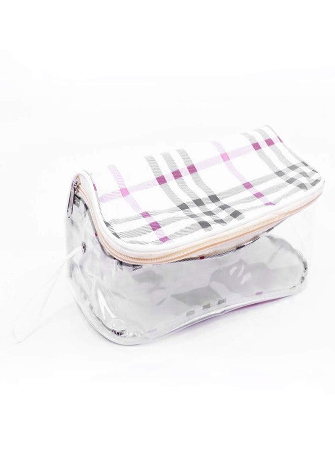 Ankit traders Multipurpose Transparent Travel Pouch Makeup Toiletry Kit Bag (Set of 4) Sizes - 24 x 14 x 11 cm - Image 4