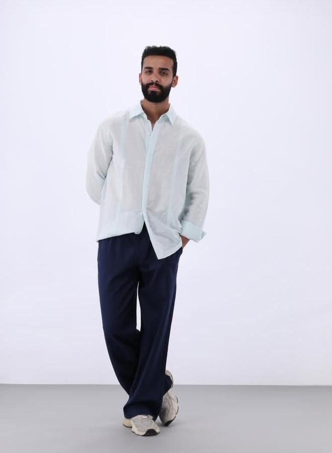 Selene Men Linen Casual Shirt - Image 2