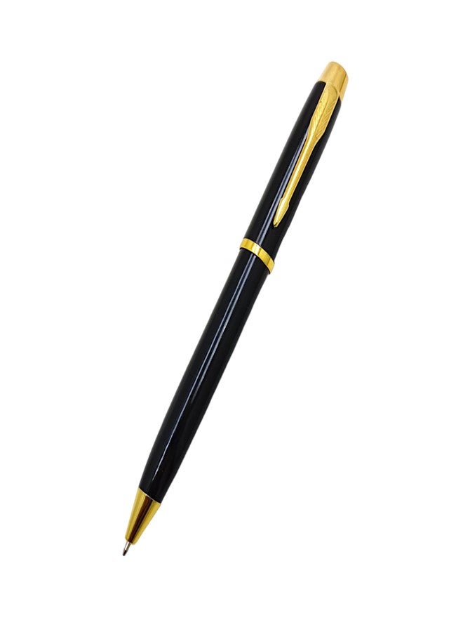 auteur Executive 288 Ball Pen Black Metal Body With Designer Gold Plated Clip Best Gift Pen For Men & Women Professional Executive Office, Nice Pens (Blue Ink) - Image 5