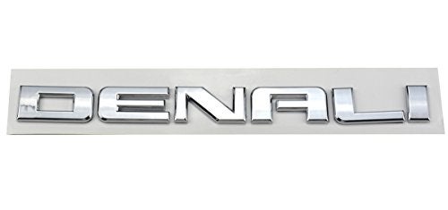 Aimoll Denali Nameplate Emblems Badge for Gm 0716 Yukon Sierra Terrain 1pc Chrome - Image 3