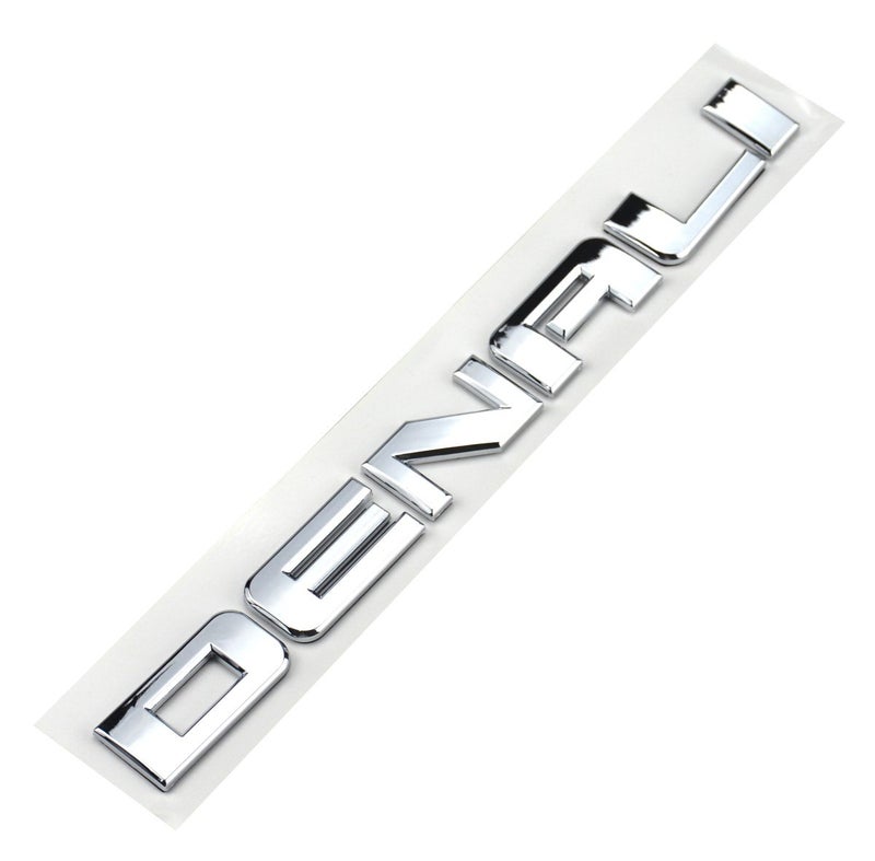 Aimoll Denali Nameplate Emblems Badge for Gm 0716 Yukon Sierra Terrain 1pc Chrome - Image 2