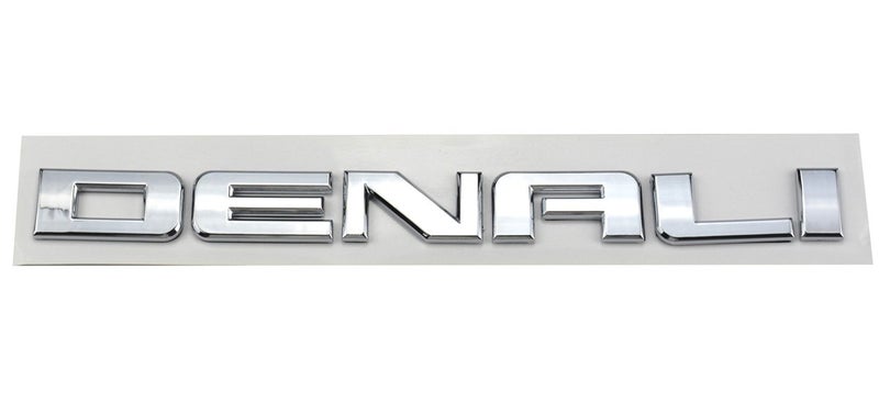 Aimoll Denali Nameplate Emblems Badge for Gm 0716 Yukon Sierra Terrain 1pc Chrome - Image 4