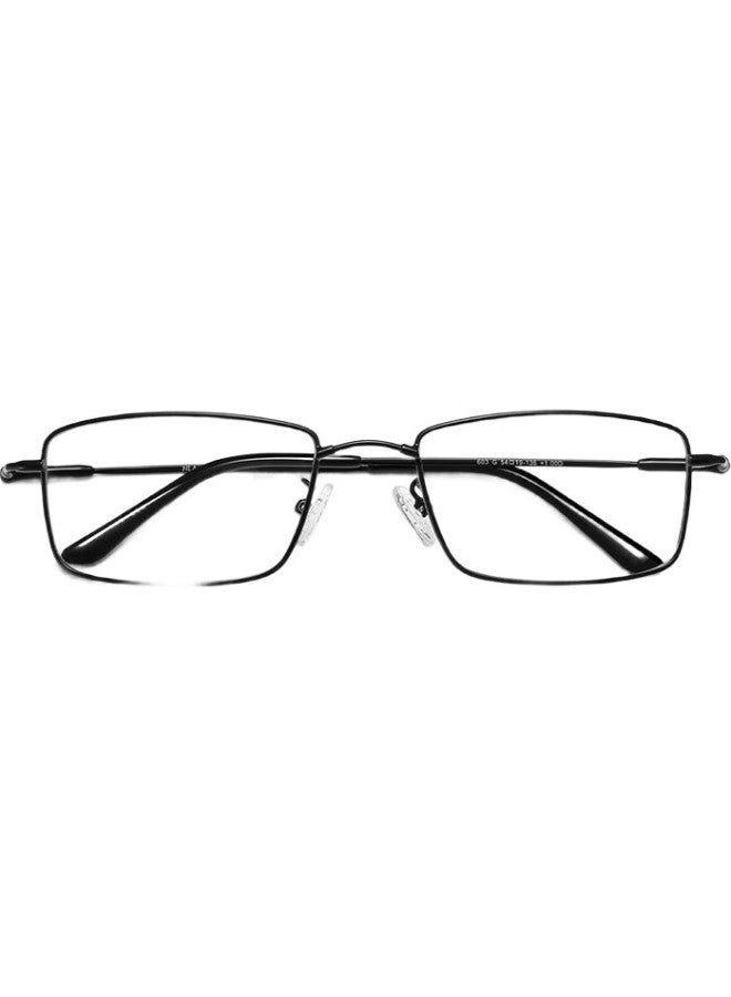 HLA Ultra-Light Presbyopic Glasses For Men And Women, High Definition Blue Light Blocking Reading Glasses With Memory High Elastic Frame, Ink Black, +3.50 Diopter - Image 1