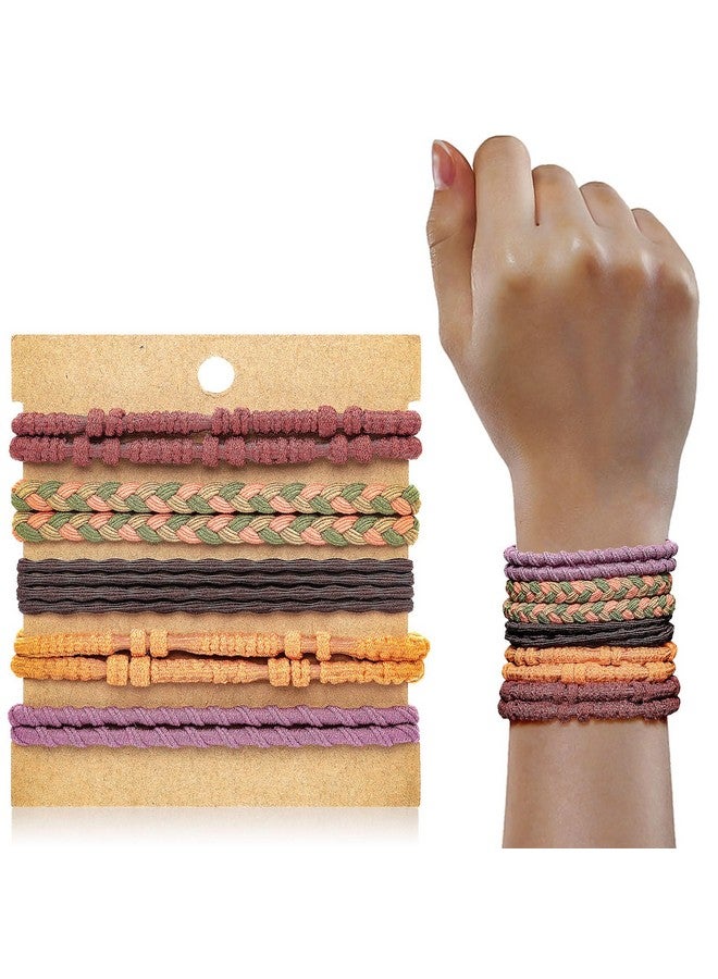 كان برنسيس سوار ربطة شعر من كانبرينسيس، 10 قطع ربطات شعر بوهو للفتيات والنساء، ربطات شعر مرنة، عصابات شعر لذيل الحصان، حامل ذيل الحصان للحياة اليومية، الرياضة، الطبخ، العمل - Image 1