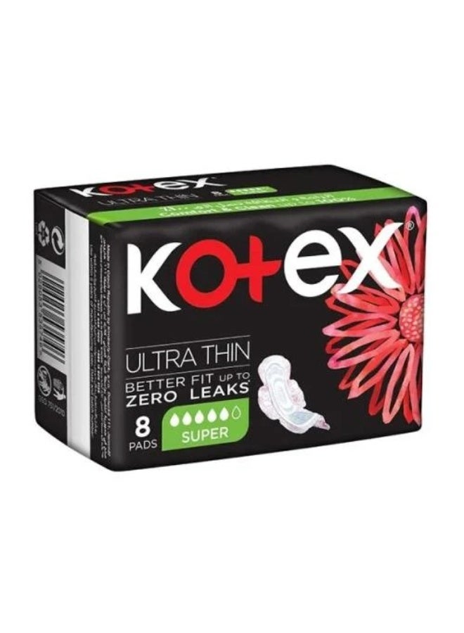 كوتكس فوط ألترا رفيعة كبيرة بالأجنحة 8 Pieces