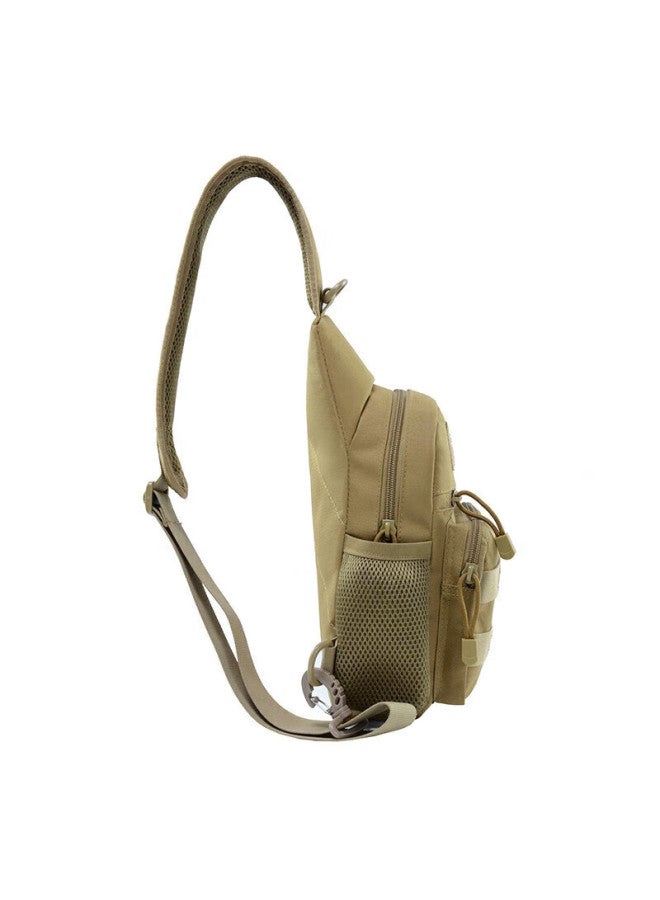 Tfo North America Series Outdoor Tactical Chest Bag Vintage Casual Multifunctional Crossbody Bag 9402557 Khaki - Image 2