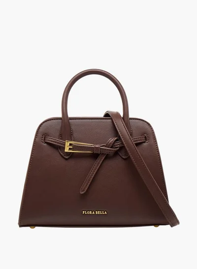 Flora Bella By Shoexpress Solid Tote Bag with Detachable Strap