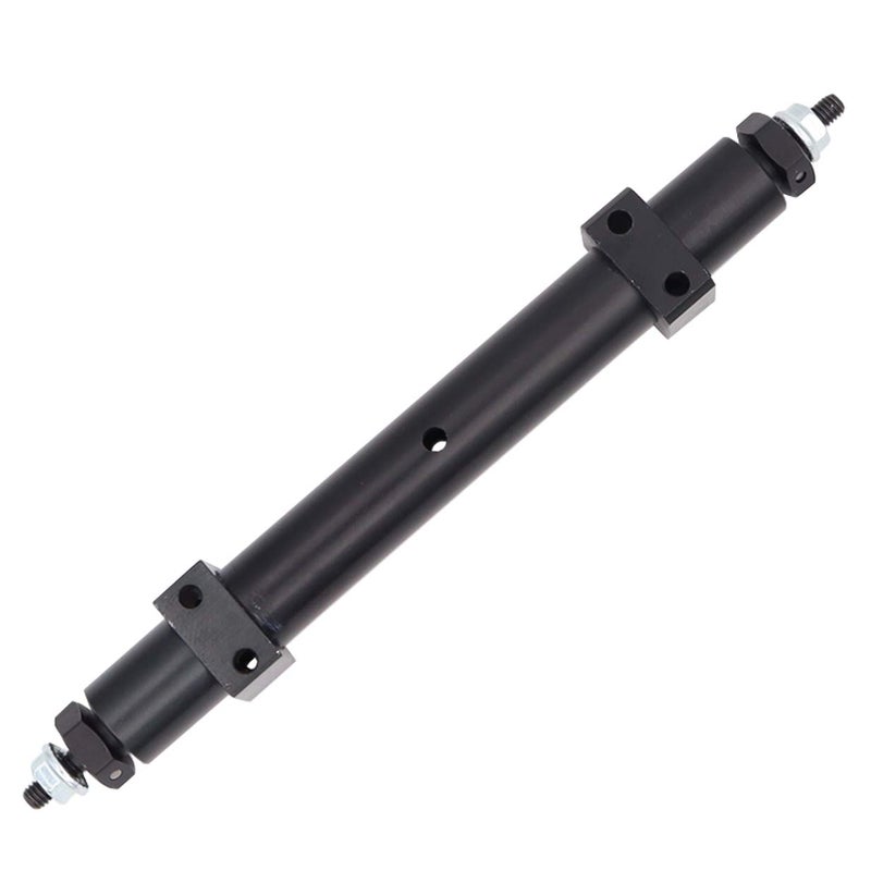 Treehobby Metal NonPowered Rear Axle Tail Axle Upgrade Accessory Fit Compatible with Tamiya 114 RC Tractor Trailer Rear Axle Spare Parts Black 120mm - Image 3