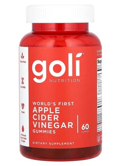 Goli Apple Cider Vinegar Gummies, 60 Gummies  - Image 1
