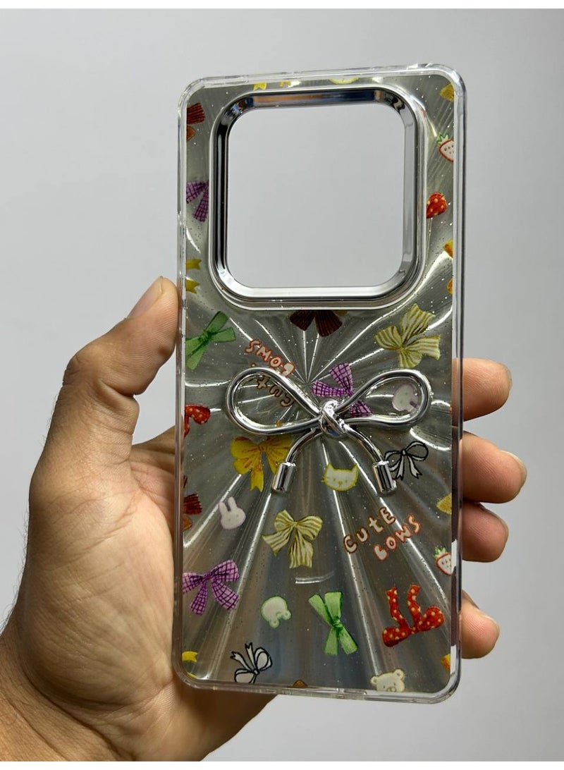 غطاء خلفي علي شكل فيونكا متوافق مع هاتف Xiaomi Redmi Note 14 Pro - Image 1