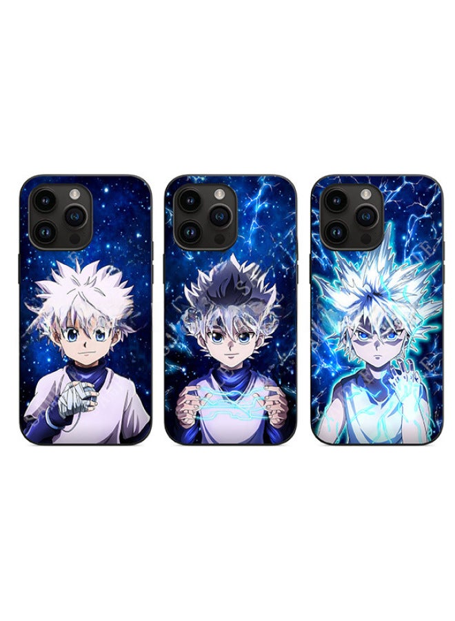 Can Send 3D Gradient Mobile Phone Case Animation Change Figure Three-in-one For Iphone Mobile Phone Case For AppleMobile Phone Protective Case-Color:C-OP2-Applicable Model:For Iphone 13 Pro