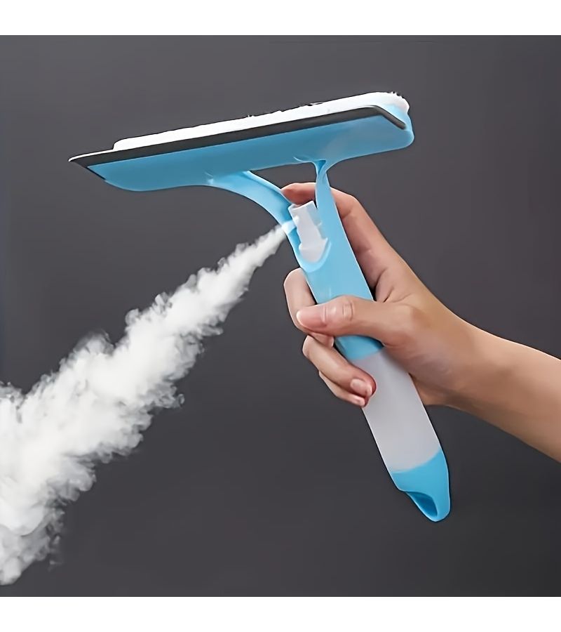 3 Pack Multifunctional Car Glass Scraper And Cleaner Double Sided With Spray - Image 2