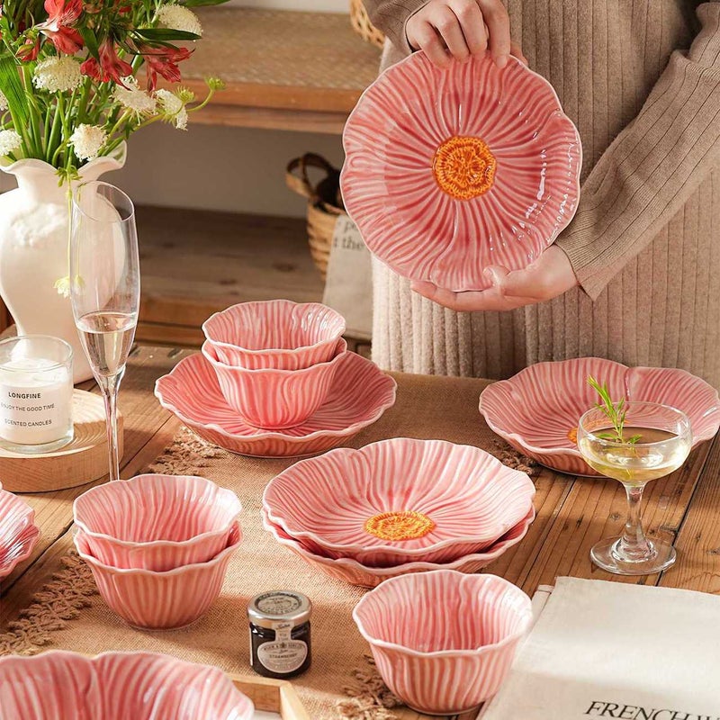 CME Ceramic Rice Bowl Household 2026 New Ceramic Dinnerware Set Year of the Horse Rice Bowl Underglaze Color Newlywed Gift Dinnerware - Image 5