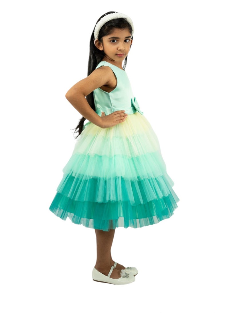 دىدانيالا فستان تُل دانتيلا أومبر - Image 3