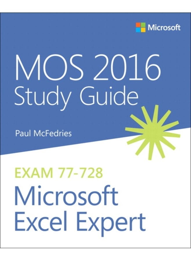 MOS 2016 Study Guide for Microsoft Excel Expert - Paperback