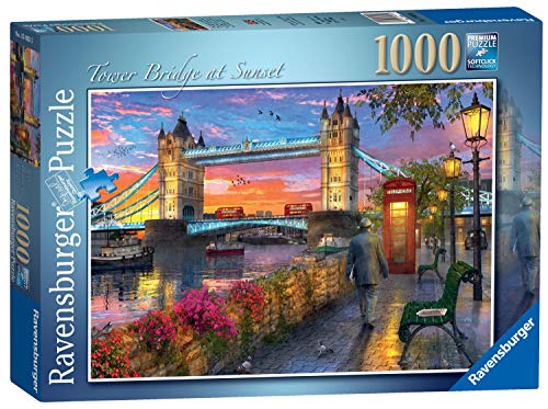 Ravensburger Tower Bridge of London at Sunset 1000 Piece Jigsaw Puzzle for Adults and Kids Age 12 Years Up - Image 1