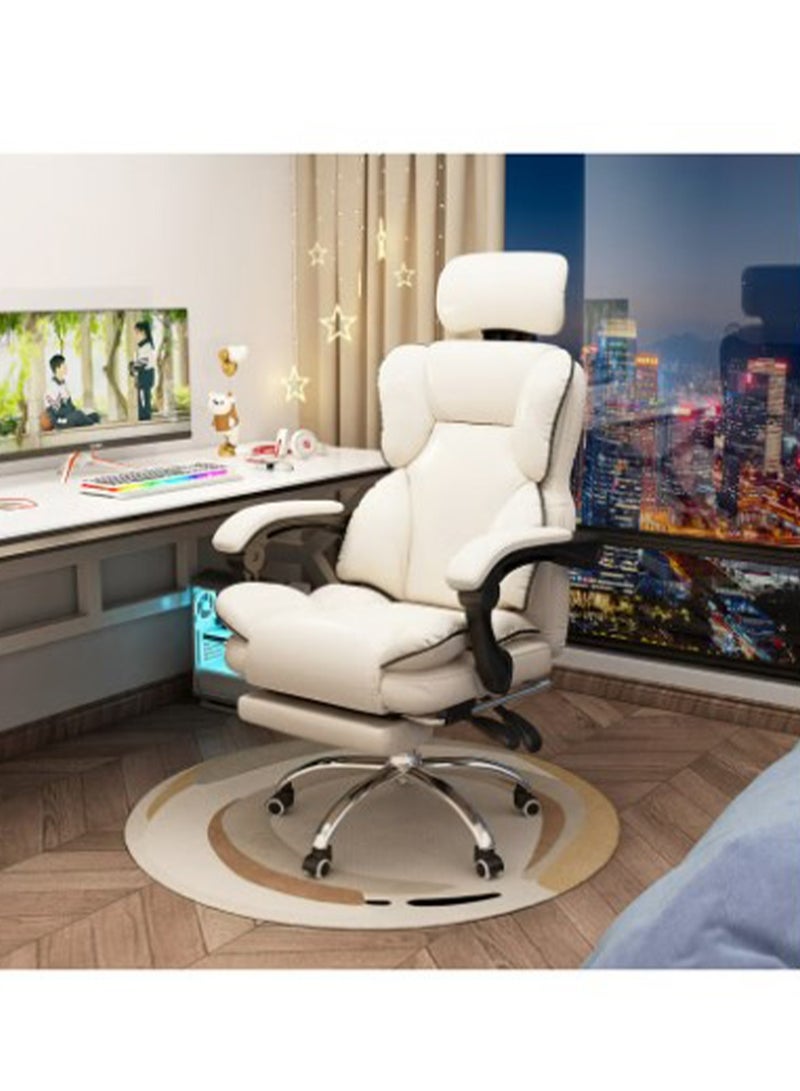 Generic Gaming Office Chair High Back Ergonomic Desk Computer Chair with Lumbar Support Retractable Footrest Adjustable Swivel and Arm-Rest  - Image 1