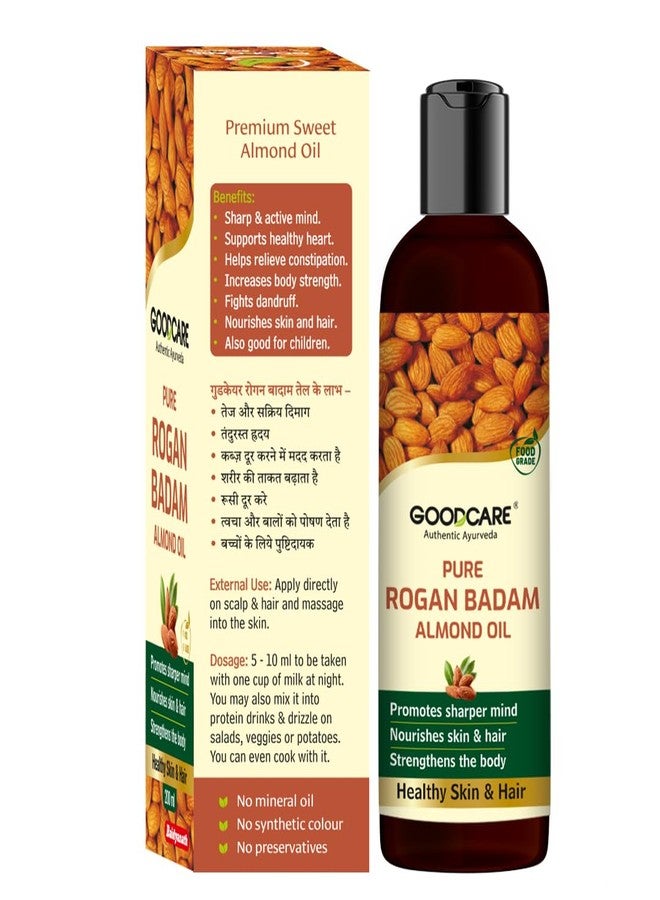 GOOD CARE GOODCARE Rogan Badam Oil 200ml | Pure Ayurvedic Almond Oil for Hair & Skin | Natural Moisturizer | No Mineral Oil or Color | Healthy Glow & Nourishment - Image 4