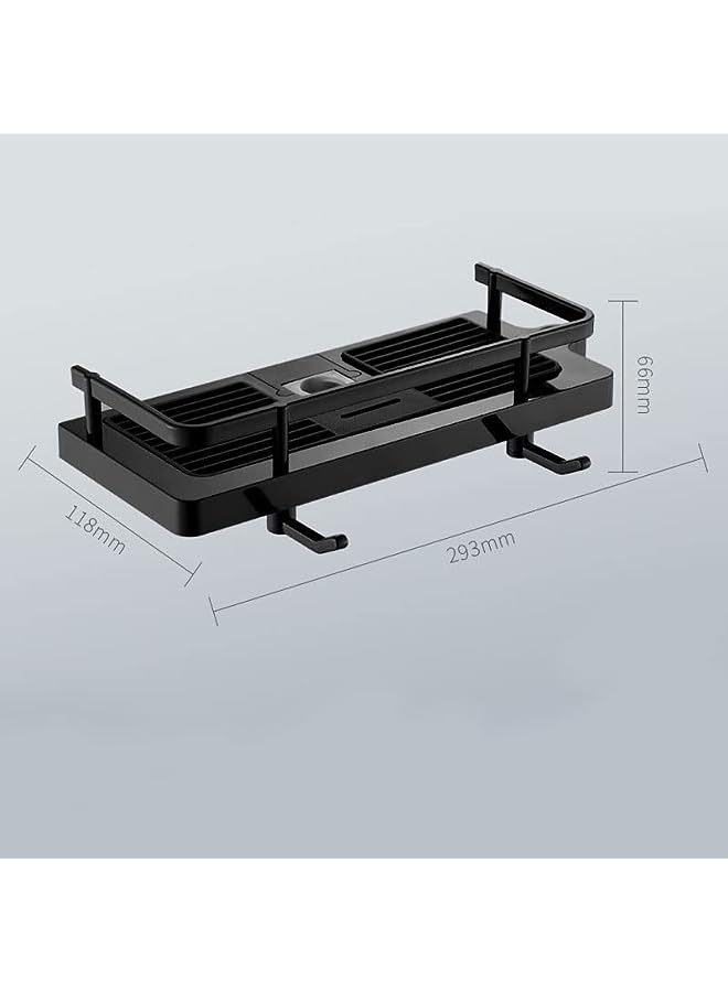 Raxoom Direct Shower Caddy Shelf For Slide Bar, Shower Bar Multifunctional Shower Organizer Tray, Shower Caddy Hanging Rust Proof Shower Organizer Shelf - Image 3