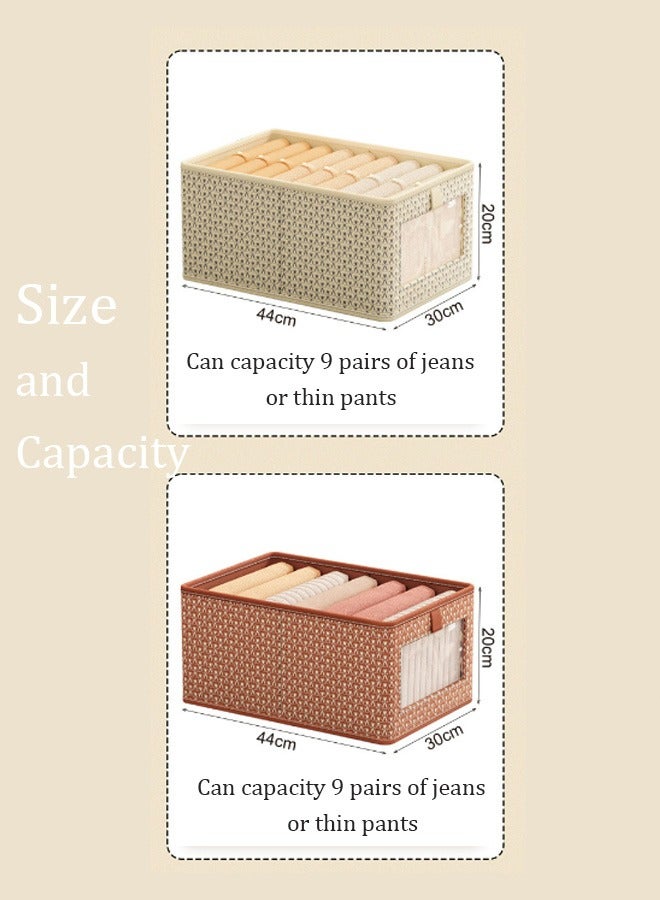 بمعنى سحر بمعنى حديقة 3 قطعة قابلة للطي خزانة تخزين مربع - Image 5