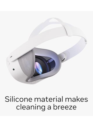 Quest 3S Breathable Facial Interface - Light Gray - view 4